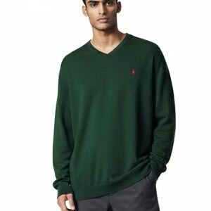 Purification Garcia men’s pullover sweater size large green preppy casual coast